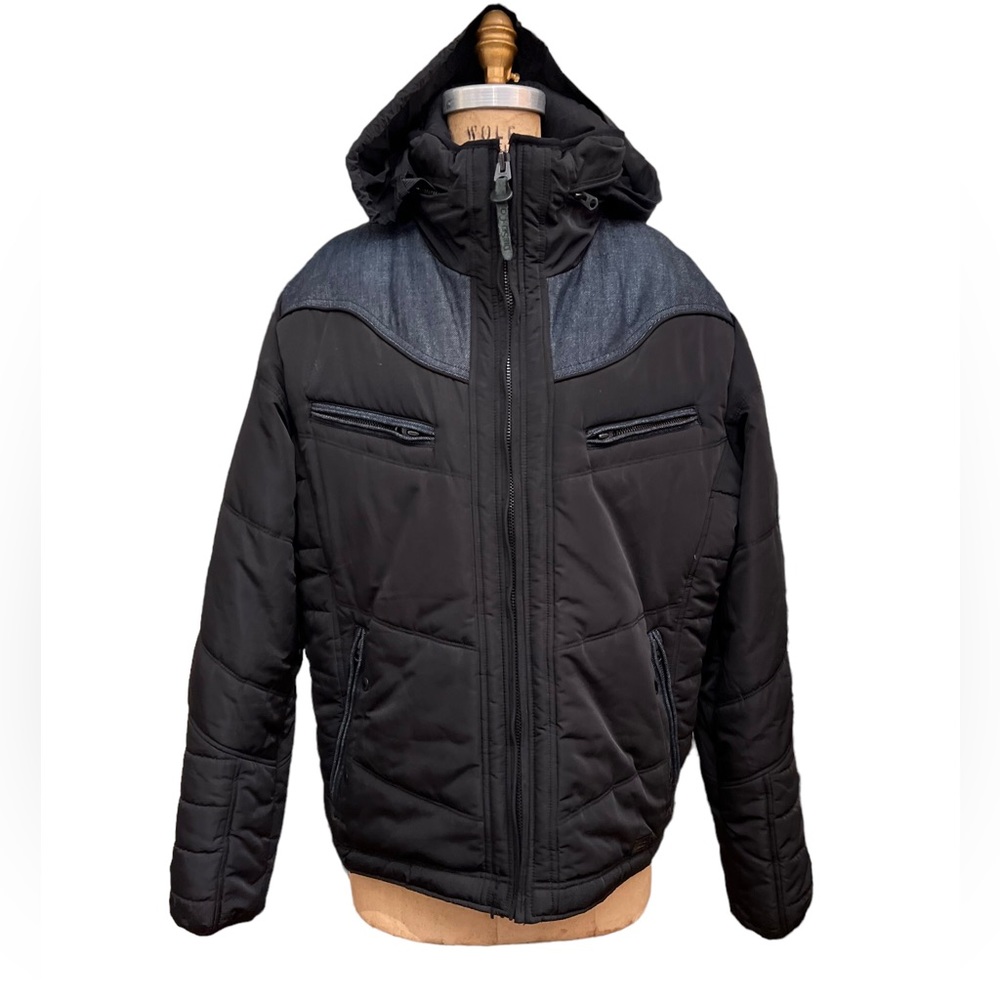 DIESEL Man Padding XXL Hoodie Jacket with Teflon Fabric Protector by DuPont